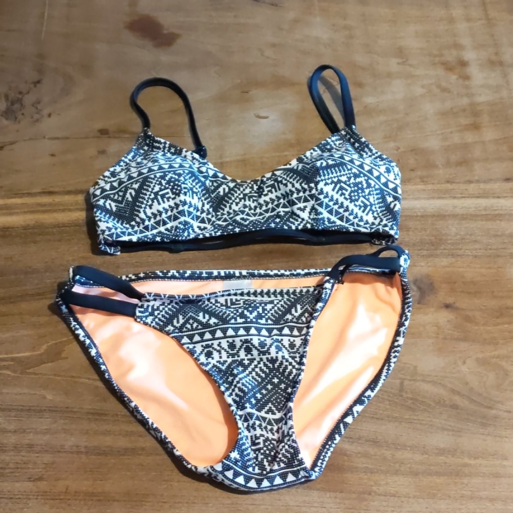 Xhiliration tribal print swimsuit